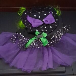 Purple Starry Witch Costume for Kids